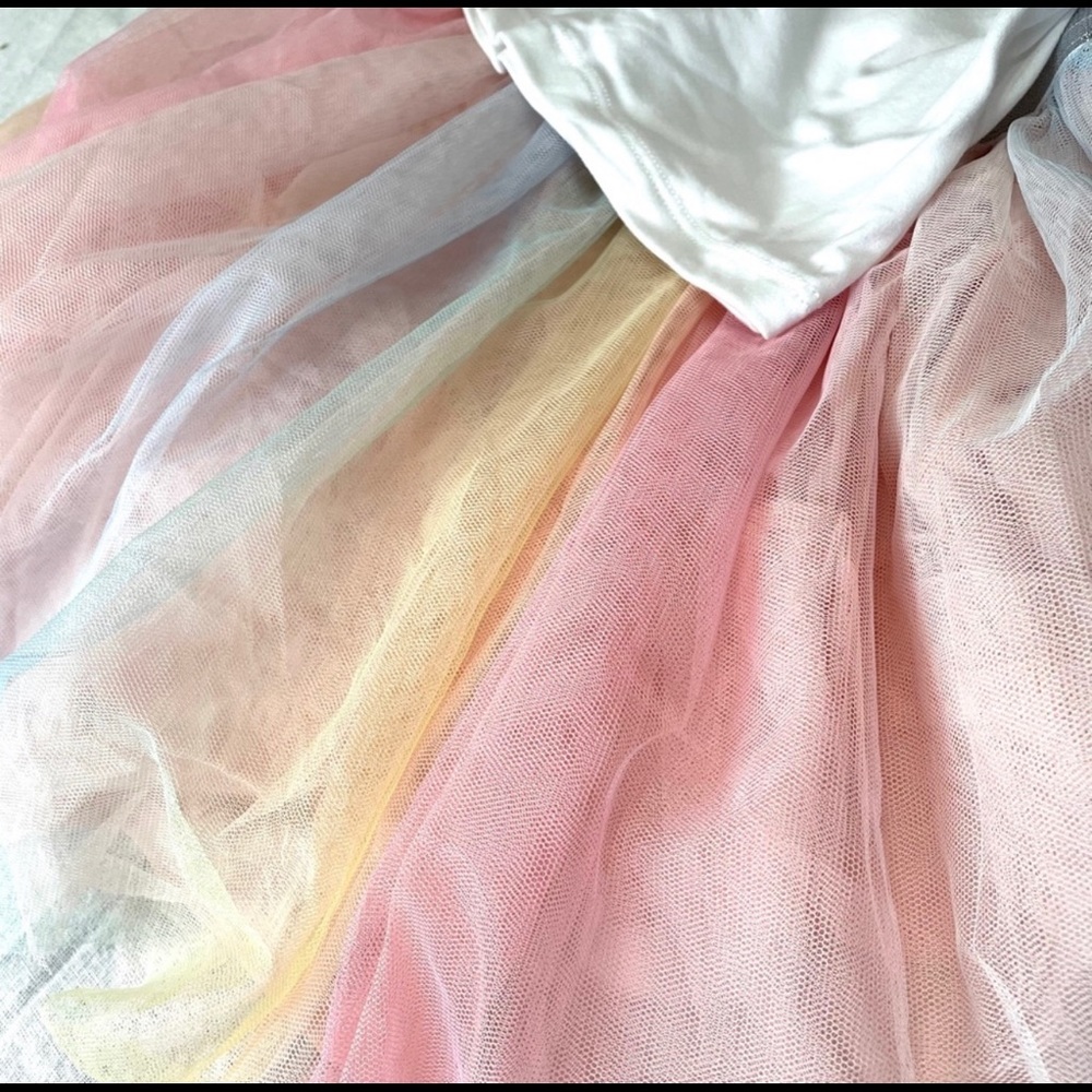 🌟SOLD BTWEEN rainbow MAGICAL Tutu Unicorn Set 7/8 NWT - Picture 8 of 11